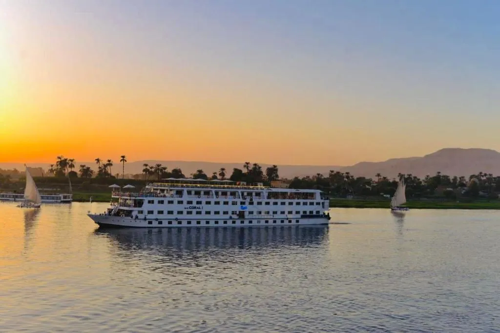 Exterior view of the MS Coral II Nile Cruise Nile cruise ship